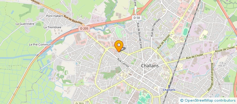 localisation de l'entreprise SCI LA MALNOUE à CHALLANS