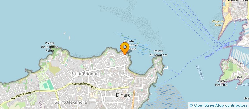 localisation de l'entreprise SCI LA MALOUINE  DINARD