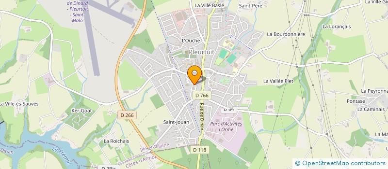 localisation de l'entreprise SCI LA MALOUINE  PLEURTUIT