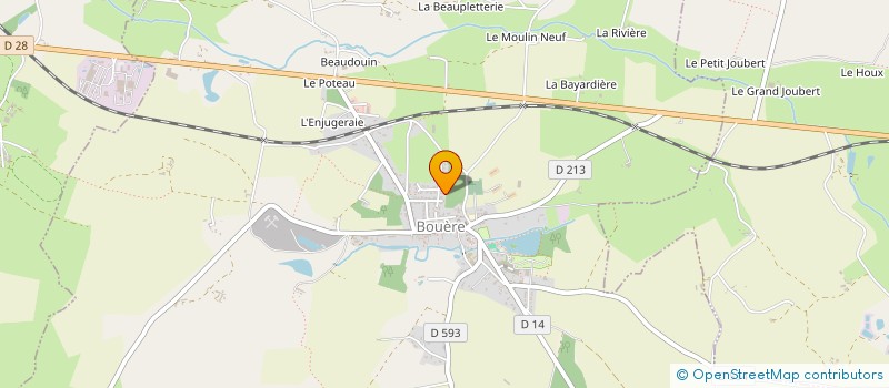 localisation de l'entreprise SCI LA MALOUINE  BOUERE