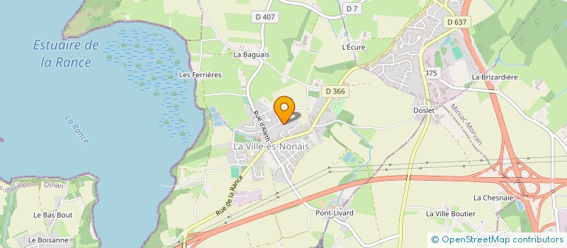 localisation de l'entreprise SCI LA MALOUINIERE  LA VILLE-ES-NONAIS