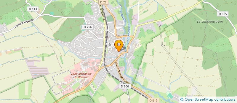 localisation de l'entreprise SCI LA MALTERIE  INGWILLER