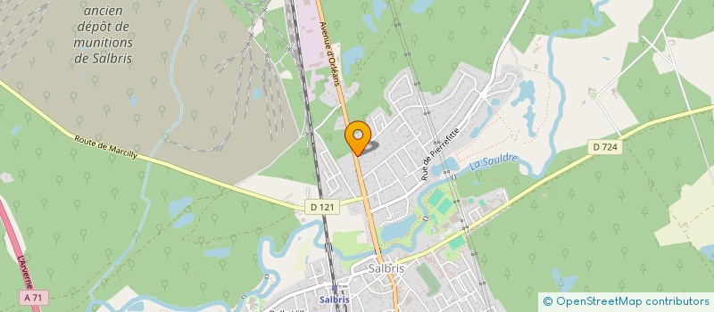 localisation de l'entreprise SCI LA MALTOURNEE  SALBRIS