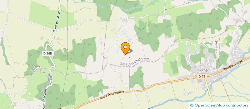 localisation de l'entreprise SCI LA MAMIOTTE  SAINT-JUST-CHALEYSSIN