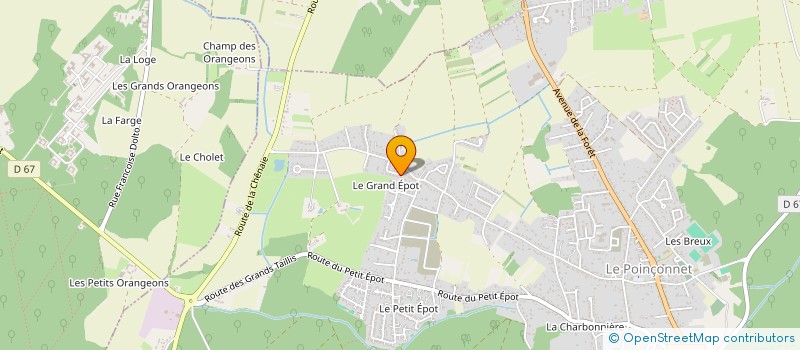 localisation de l'entreprise SCI LA MAMOUNIERE à LE POINCONNET