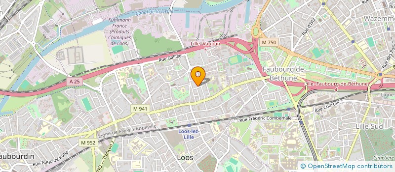 localisation de l'entreprise SCI LA MANADE  LOOS