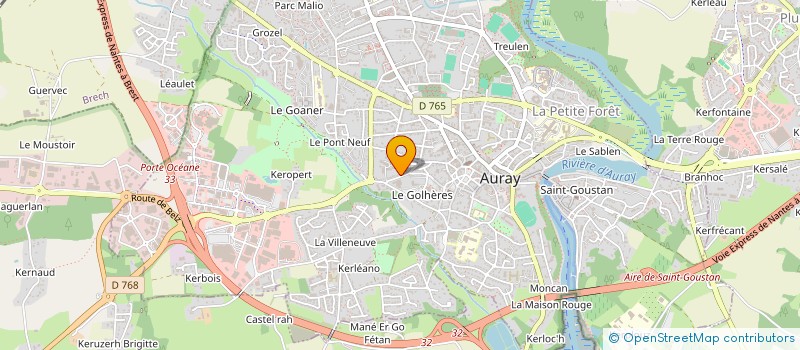 localisation de l'entreprise SCI LA MANCELLE à AURAY