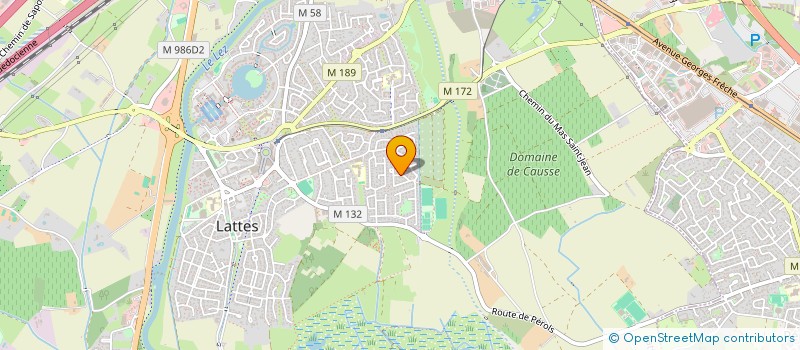 localisation de l'entreprise SCI LA MANDARINE à LATTES