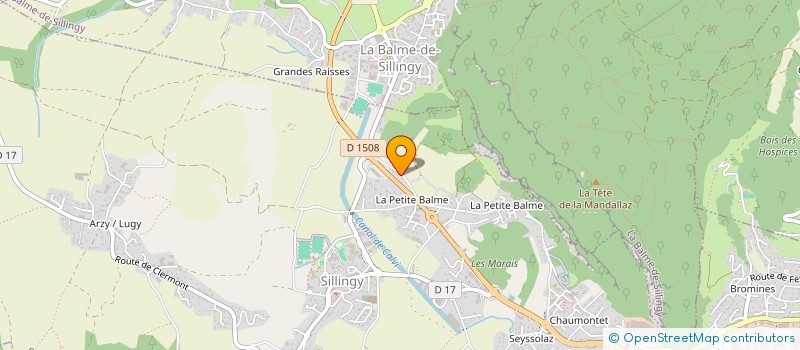 localisation de l'entreprise SCI LA MANDIBULLAZ  SILLINGY