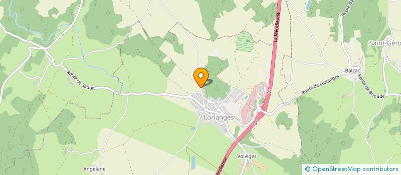 localisation de l'entreprise SCI LA MANDINE  LORLANGES