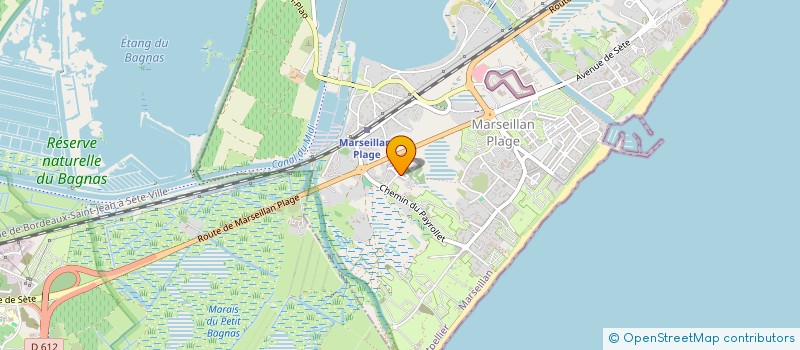 localisation de l'entreprise SCI LA MANDOUNE à MARSEILLAN