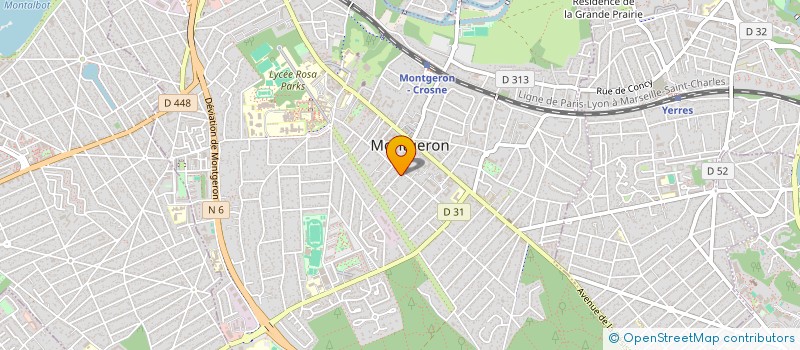 localisation de l'entreprise SCI LA MANDRAGORE à MONTGERON
