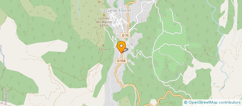 localisation de l'entreprise SCI LA MANDRAGORE à LA GARDE-FREINET