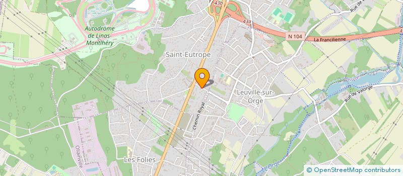 localisation de l'entreprise SCI LA MANDRAUDE à LINAS