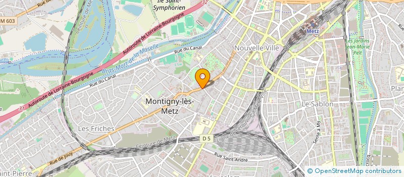localisation de l'entreprise SCI LA MANGOUSTA à MONTIGNY-LES-METZ