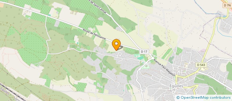 localisation de l'entreprise SCI LA MANOSQUE  EGUILLES