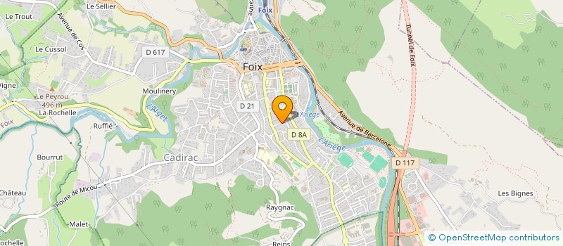 localisation de l'entreprise SCI LA MANOUBIA à FOIX