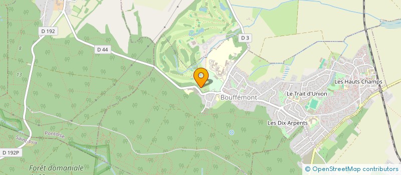 localisation de l'entreprise SCI LA MANSARDE  BOUFFEMONT