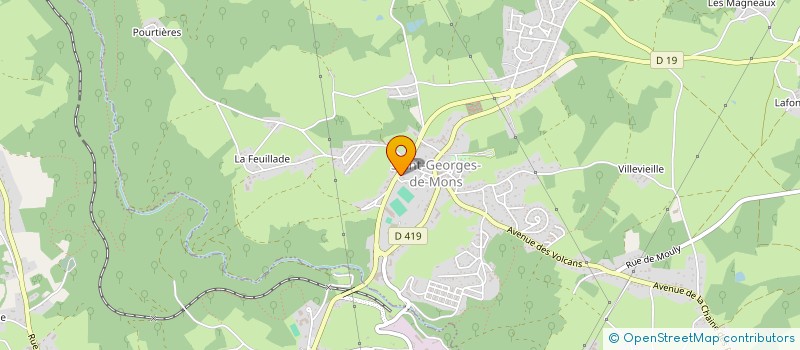 localisation de l'entreprise SCI LA MANZATOISE  SAINT-GEORGES-DE-MONS