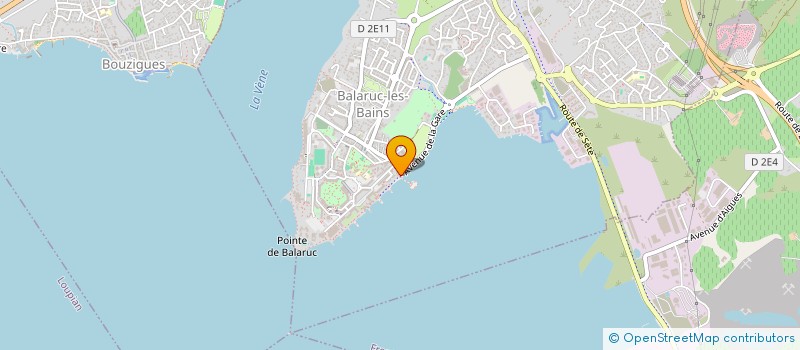 localisation de l'entreprise SCI LA MAP  BALARUC-LES-BAINS