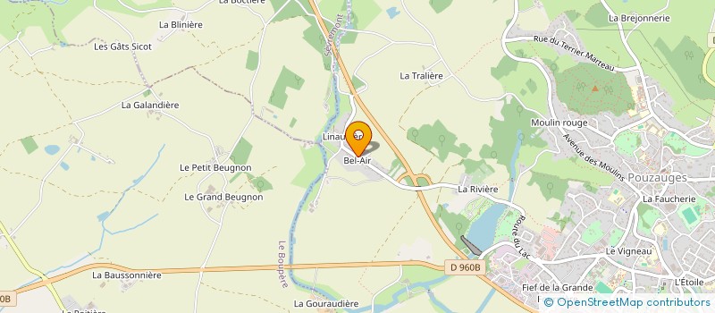 localisation de l'entreprise SCI LA MARAICHINE  POUZAUGES