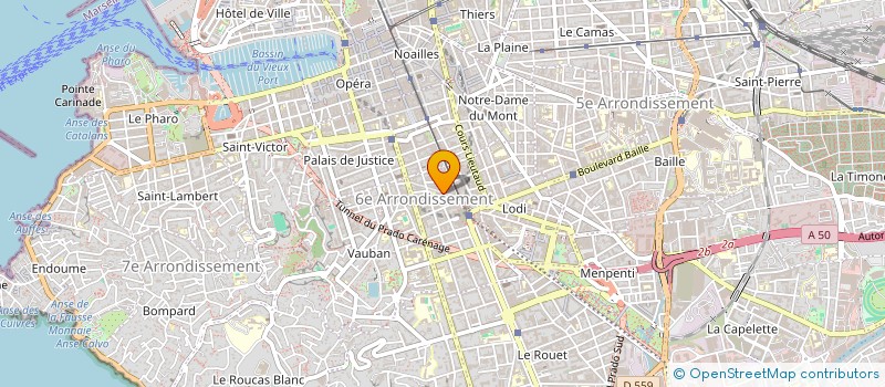 localisation de l'entreprise SCI LA MARBRERIE à MARSEILLE