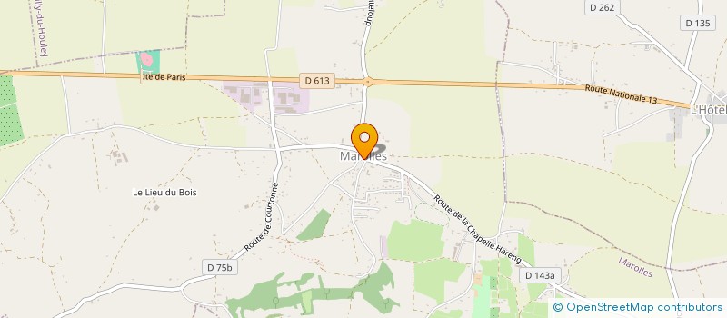 localisation de l'entreprise SCI LA MARCAILLE  ROCQUES