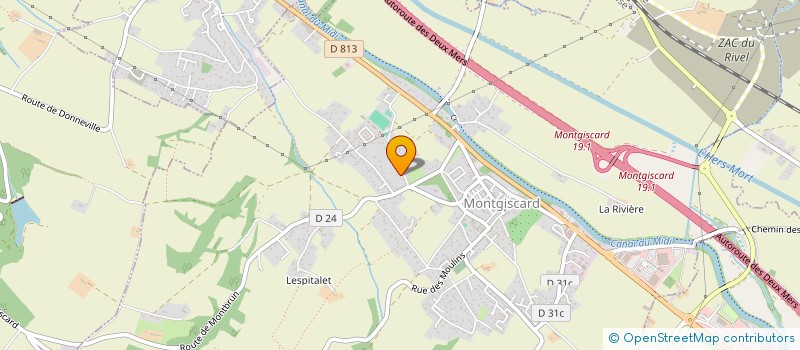 localisation de l'entreprise SCI LA MARCAISSONNE  VIELLE-SAINT-GIRONS