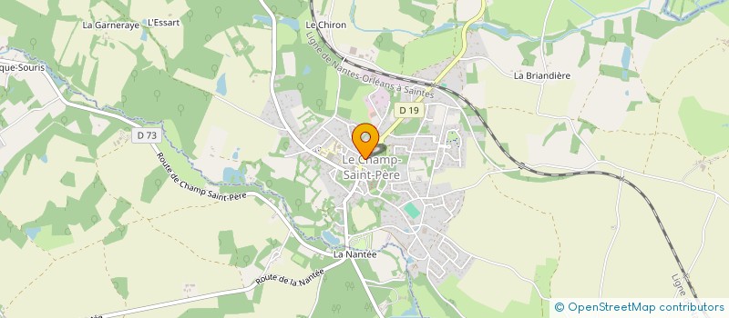 localisation de l'entreprise SCI LA MARCHEGAIZIERE  LE CHAMP-SAINT-PERE