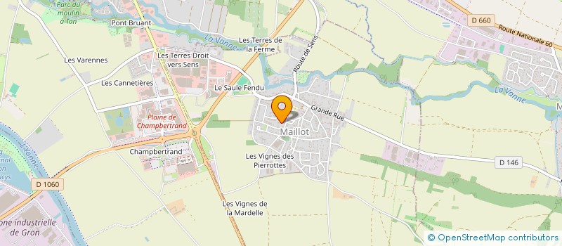 localisation de l'entreprise SCI LA MARE  VILLEROY