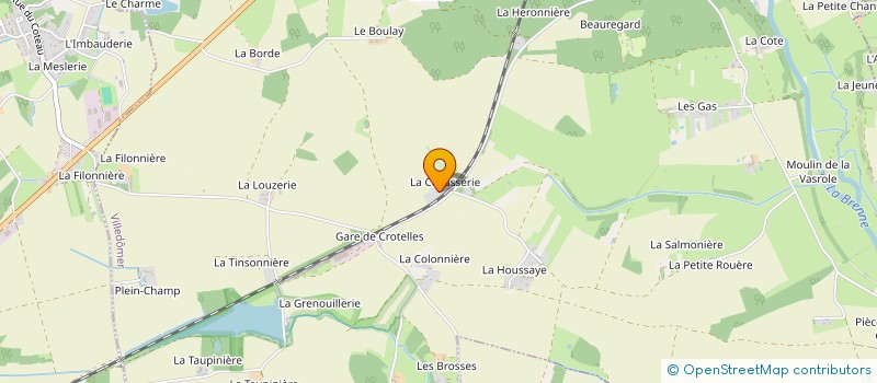 localisation de l'entreprise SCI LA MARE  VILLEDOMER