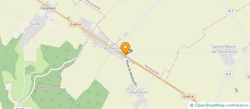 localisation de l'entreprise SCI LA MARE  HACQUEVILLE