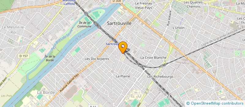 localisation de l'entreprise SCI LA MARE AUX CANARDS  SARTROUVILLE