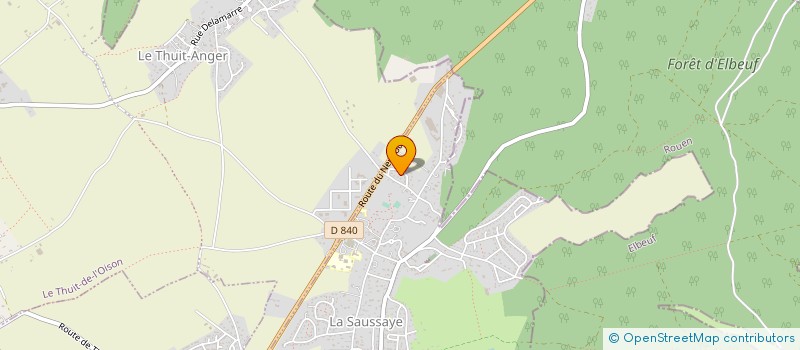 localisation de l'entreprise SCI LA MARE MENTUE  LE THUIT DE L'OISON