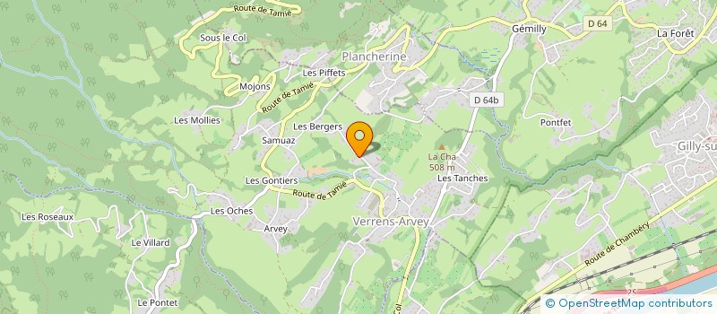 localisation de l'entreprise SCI LA MARECHALE  VERRENS-ARVEY