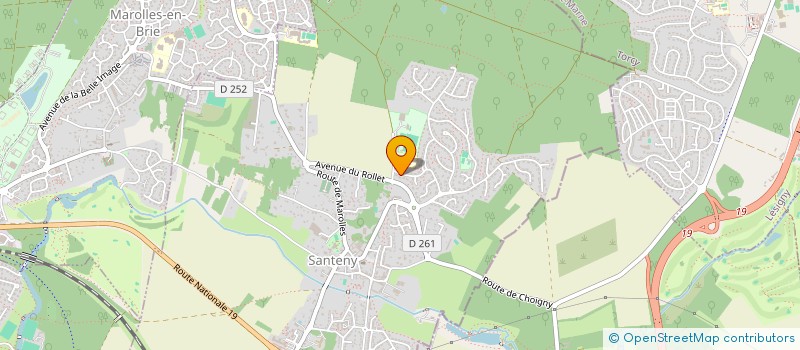 localisation de l'entreprise SCI LA MARECHALERIE  SANTENY