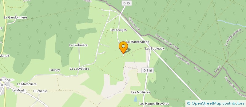 localisation de l'entreprise SCI LA MARECHALERIE à LONGNY LES VILLAGES