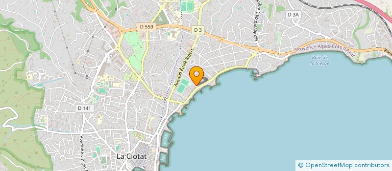 localisation de l'entreprise SCI LA MARECHALERIE  LA CIOTAT