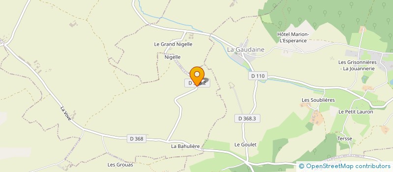 localisation de l'entreprise SCI LA MARECHALIERE à CHAMPROND-EN-PERCHET