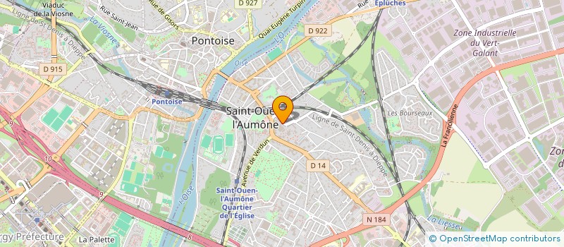 localisation de l'entreprise SCI LA MAREE à SAINT-OUEN-L'AUMONE