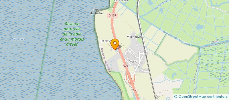 localisation de l'entreprise SCI LA MAREE  YVES