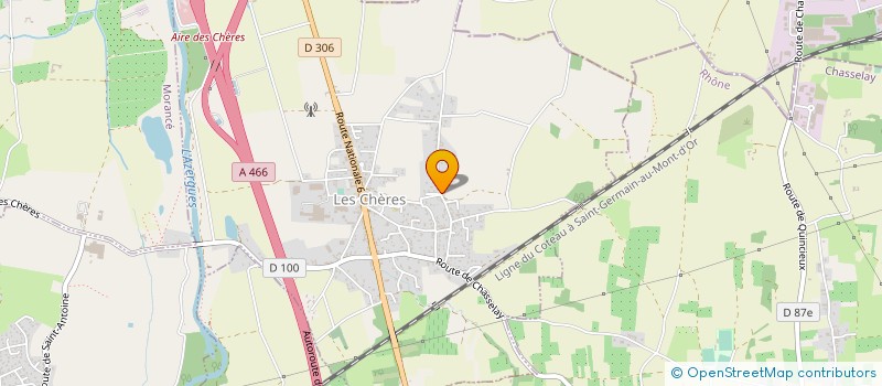 localisation de l'entreprise SCI LA MARELLE  LES CHERES