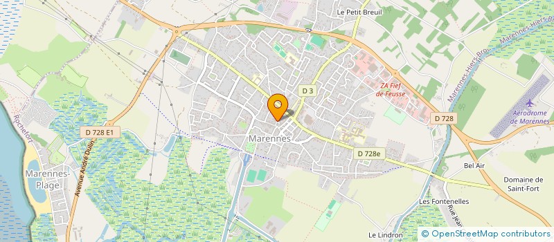 localisation de l'entreprise SCI LA MARENNESE  MARENNES-HIERS-BROUAGE