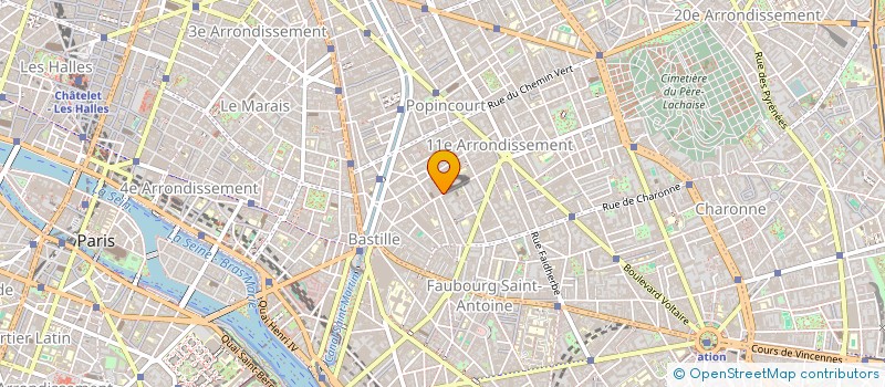 localisation de l'entreprise SCI LA MARETE  PARIS