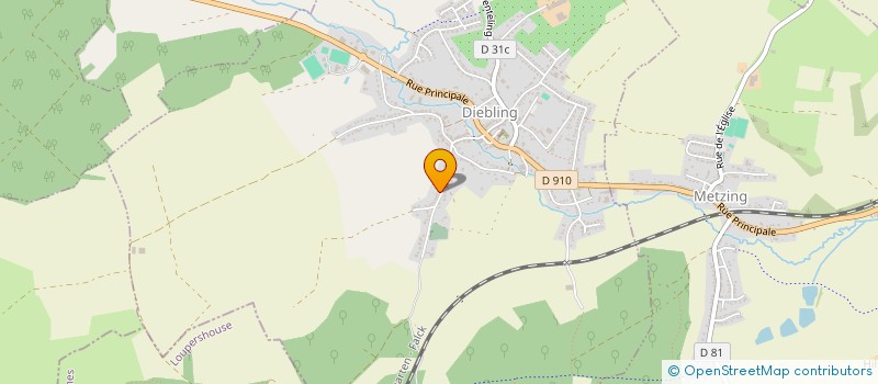 localisation de l'entreprise SCI LA MARGEILINE  DIEBLING