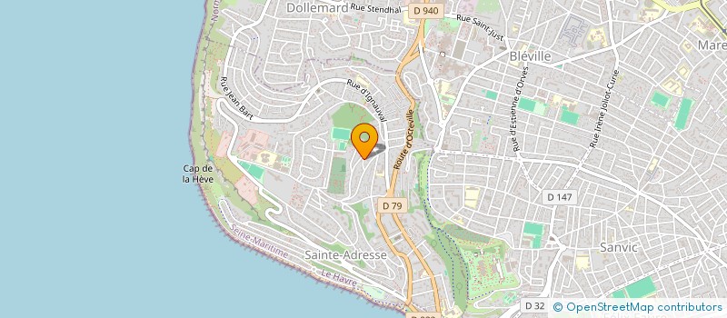 localisation de l'entreprise SCI LA MARGELLE  SAINTE-ADRESSE