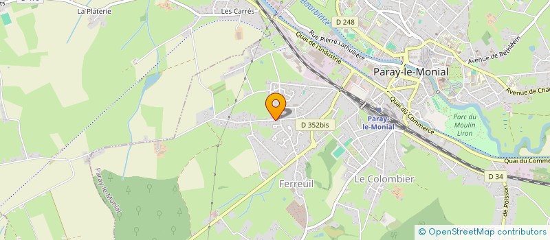 localisation de l'entreprise SCI LA MARGERIDE à PARAY-LE-MONIAL
