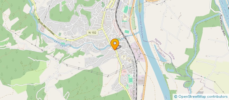 localisation de l'entreprise SCI LA MARGOT  LE TEIL