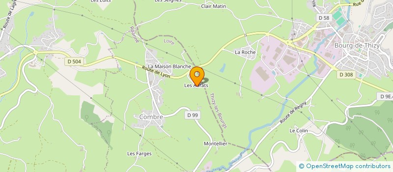 localisation de l'entreprise SCI LA MARGOTIERE  COMBRE