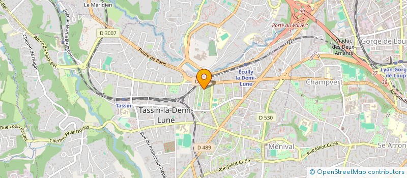 localisation de l'entreprise SCI LA MARGUERITE  TASSIN-LA-DEMI-LUNE